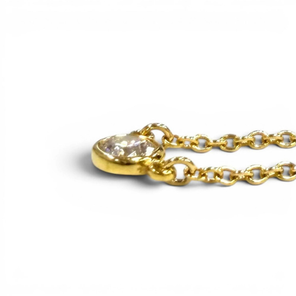 TIFFANY Gold Diamond Necklace - Picture 5 of 7